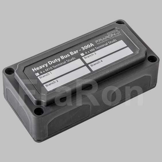Sbarra di distribuzione 300A 4xM10