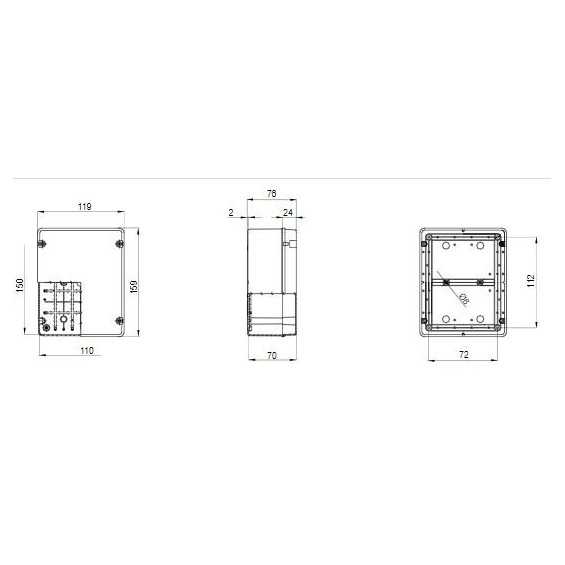 Scatola di derivazione coperchio trasparente Gewiss Scatola di derivazione coperchio trasparente Gewiss