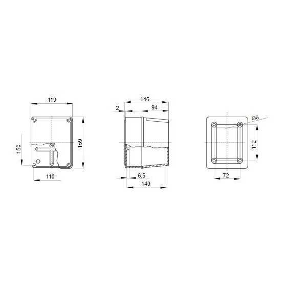 Scatola di derivazione coperchio alto Gewiss Scatola di derivazione coperchio alto Gewiss