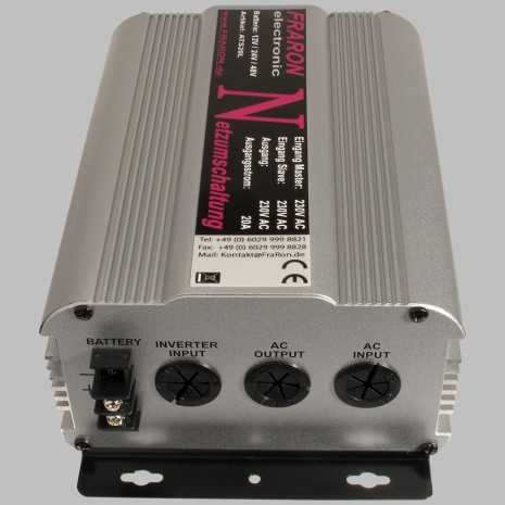 Commutatore linea 230V da inverter a rete elettrica