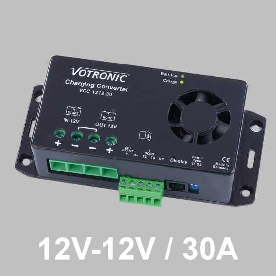 Booster di carica per batterie AGM, GEL LiFePo4, durante la marcia