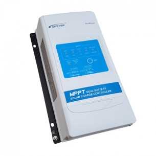 Regolatore di carica 20A 12/24V MPPT Dual Battery