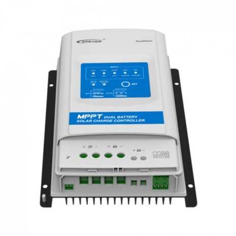 Regolatore di carica 20A 12/24V MPPT Dual Battery
