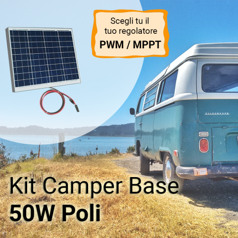 Kit solare camper 50W