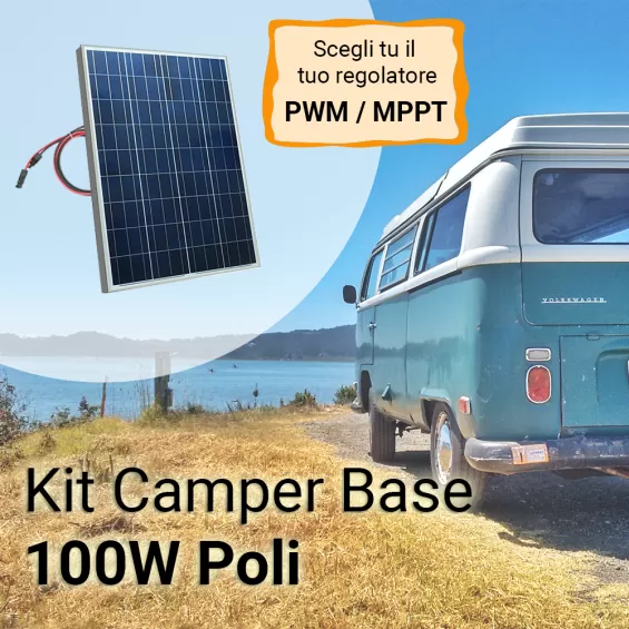 Kit Solare Camper 100W Base