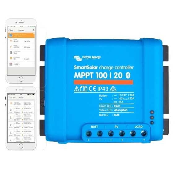 Regolatore di carica 20A 100/20 SMART