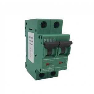 Interruttore bipolare automatico magnetotermico 20A per DC 800VDC