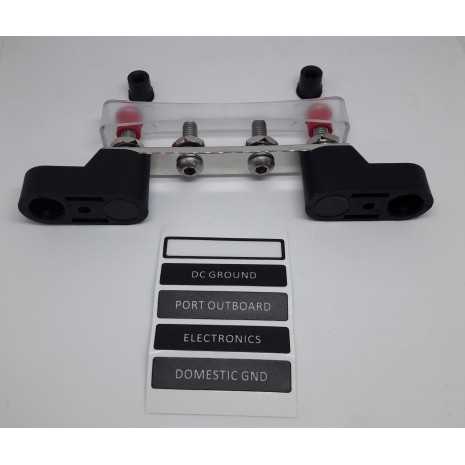 Sbarra di distribuzione 4 x M6 150A