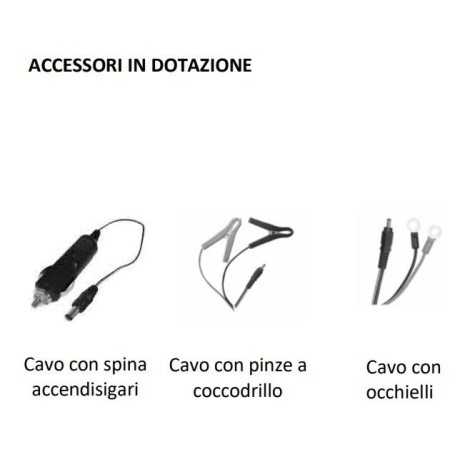 Tester per batterie 12V e 24V con Display LCD