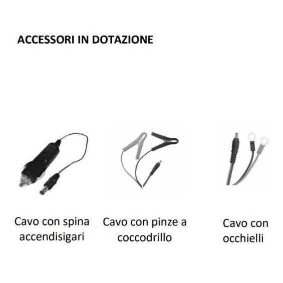 Tester per batterie 12V e 24V con Display LCD