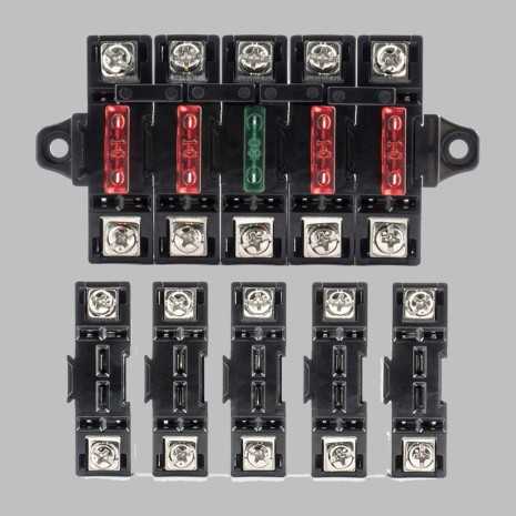 Sistema di distribuzione e protezione 12/24V