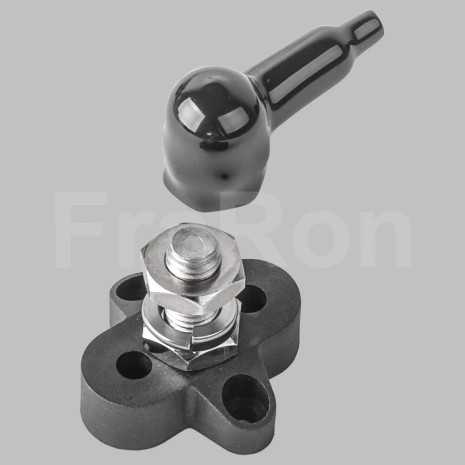 Bullone di distribuzione 1xM10 rosso