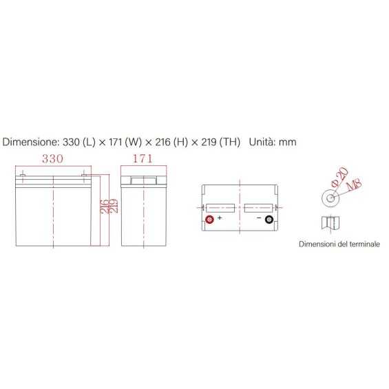 Batteria 100Ah 12V GEL Ultimatron Deep Cycle Batteria 100Ah 12V GEL Ultimatron Deep Cycle
