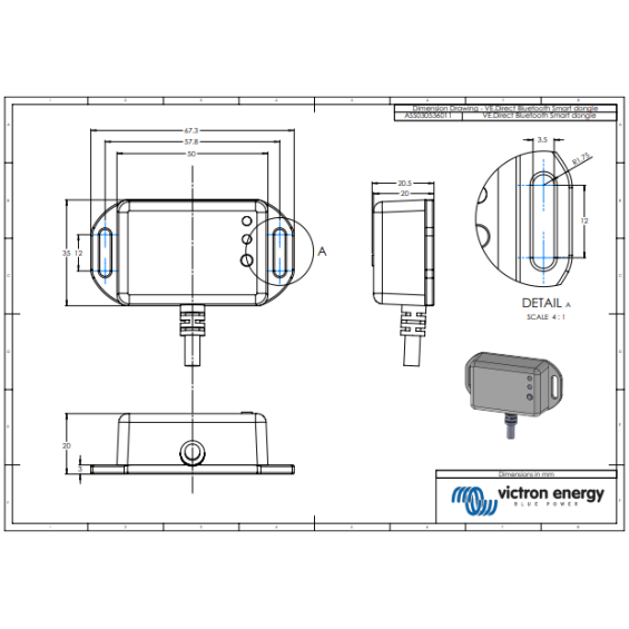 Chiave elettronica Dongle per inverter Victron Phoenix