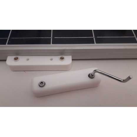 6 Supporti dritti ingombro limitato per montaggio pannelli su camper