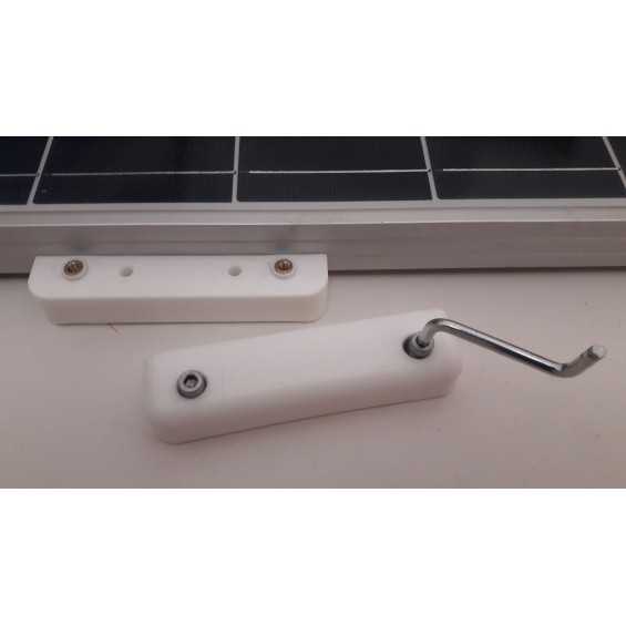 6 Supporti dritti ingombro limitato per montaggio pannelli su camper 6 Supporti dritti ingombro limitato per montaggio pannelli su camper