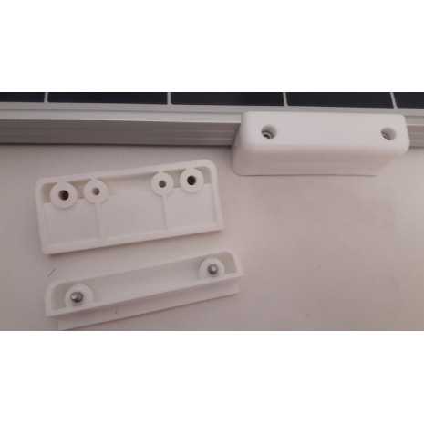 6 Supporti dritti ingombro limitato per montaggio pannelli su camper