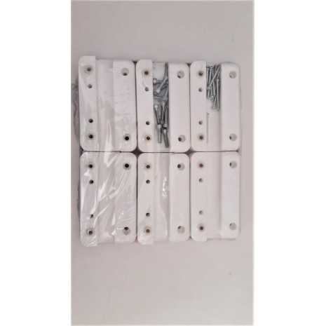 6 Supporti dritti ingombro limitato per montaggio pannelli su camper