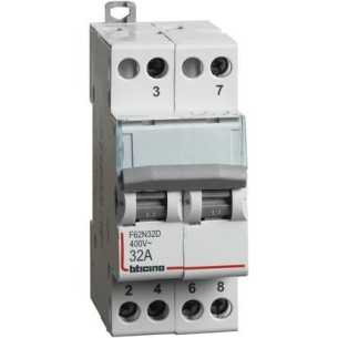 Commutatore a comando manuale 230V - 32A - 2 posizioni, 2 contatti in scambio