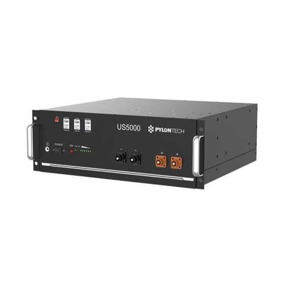 Batteria 4.8kWh/48V Pylontech LiFePo4 US5000