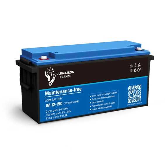 Batteria 100Ah 12V Ultimatron Deep Cycle