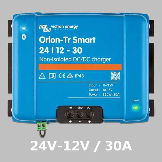 Booster di carica 24/12V VICTRON 30A per batterie AGM, GEL, LiFePo4