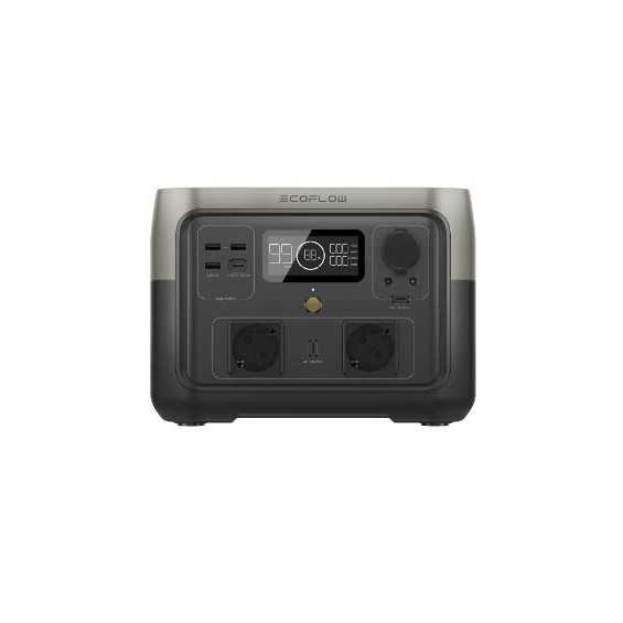 River 2 Max Power Station 512Wh Litio + Inverter 500W + aliment. 5V/12V EcoFlow