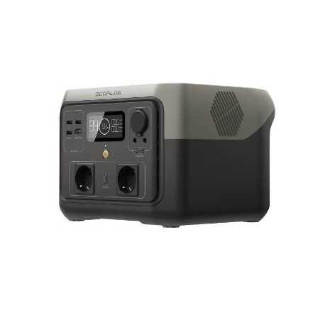 River 2 Max Power Station 512Wh Litio + Inverter 500W + aliment. 5V/12V EcoFlow