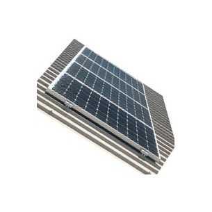 Kit montaggio su lamiera grecata o tegola canadese 4 pannelli