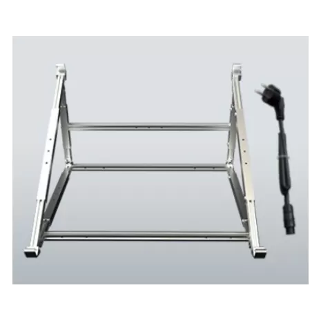 Impianto Plug&Play 410W con microinverter 300W pieghevole da balcone o muro