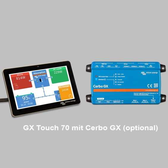 Victron display 7" GX Touch 70 per Cerbo GX