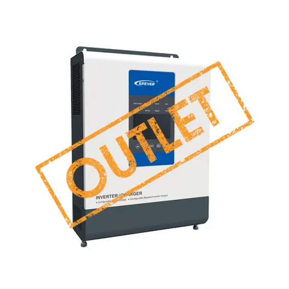 Inverter onda pura EPever UP3000W/24V + reg. MPPT 60A - NUOVO RIPARATO