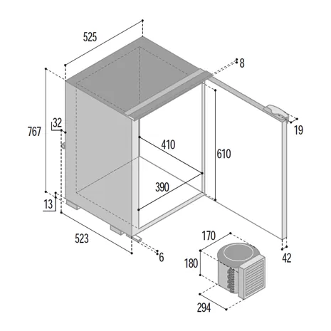 Congelatore 110L 12/24V Vitrifrigo