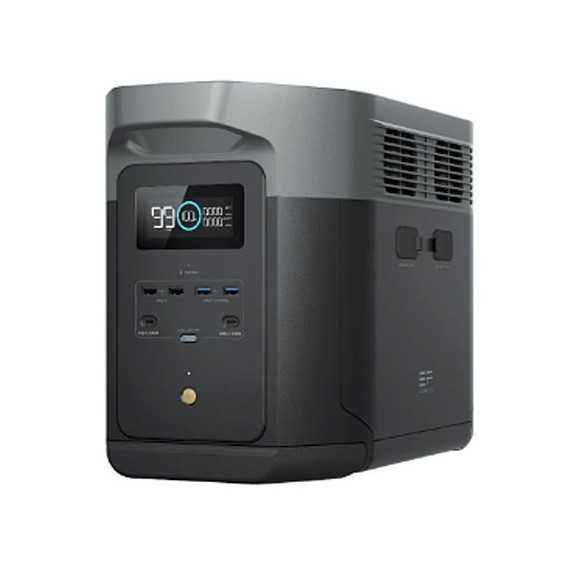 Delta 2 Max Power Station 2048Wh LifePo4 + Inverter 2400 + aliment. 5V/12V EcoFlow