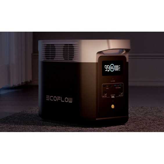 Delta 2 Max Power Station 2048Wh LifePo4 + Inverter 2400 + aliment. 5V/12V EcoFlow