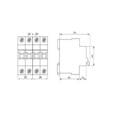 Commutatore a comando manuale 63A