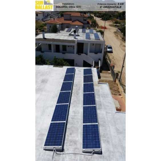 Supporto zavorra per pannelli fotovoltaici Supporto zavorra per pannelli fotovoltaici