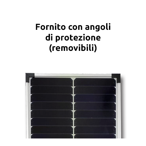50W Pannello Fotovoltaico Monocristallino All-Black