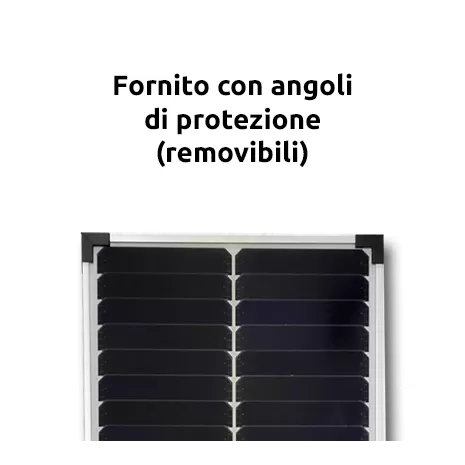 50W Pannello Fotovoltaico Monocristallino 12V...