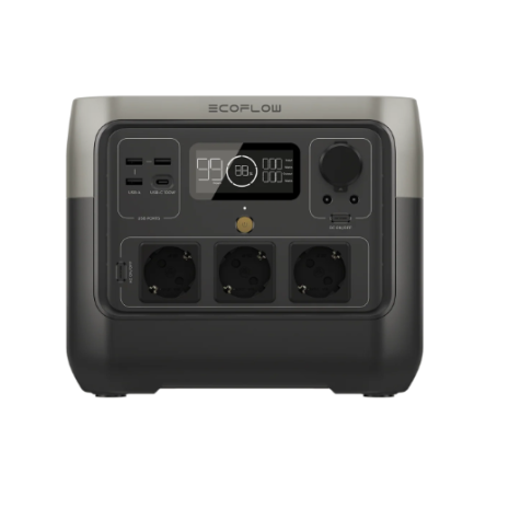 Power Station Batteria 768Wh Litio + Inverter 800W + aliment. 5V/12V EcoFlow River2 Pro