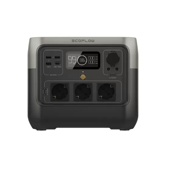 River 2 Pro Power Station 768Wh Litio + Inverter 800W + aliment. 5V/12V EcoFlow