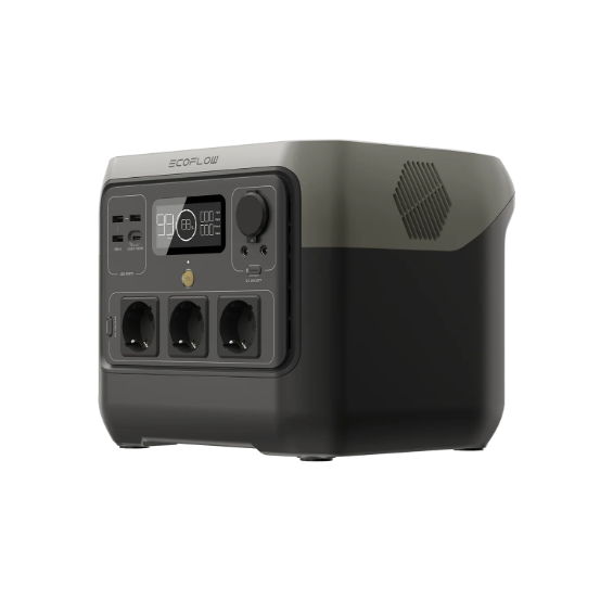 Power Station Batteria 768Wh Litio + Inverter 800W + aliment. 5V/12V EcoFlow River2 Pro