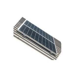 Kit montaggio su lamiera grecata o tegola canadese 2 pannelli