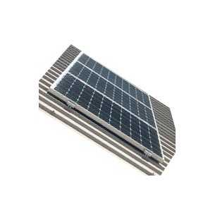 Kit montaggio su lamiera grecata o tegola canadese 3pannelli