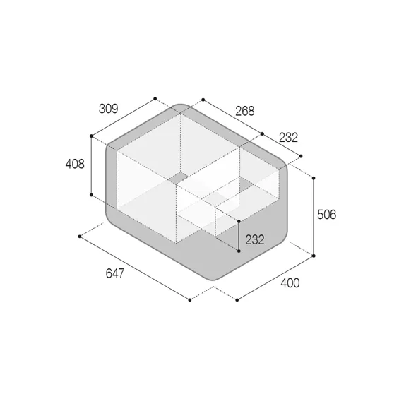 Frigorifero portatile 50L 12/24 - 220V VFP50