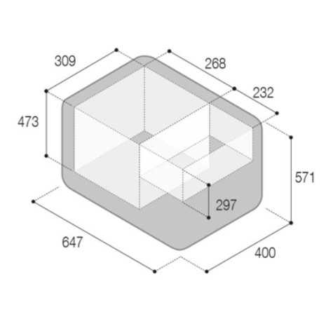 Frigorifero portatile 60L 12/24 - 220V VFP60