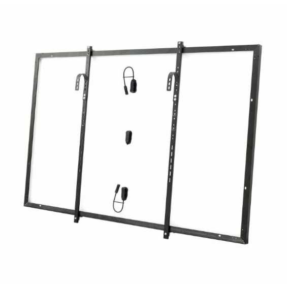 Kit di ganci per fissaggio pannello su balcone o ringhiera