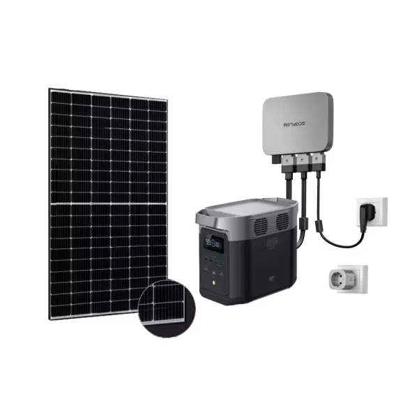 Impianto Plug&Play PowerStream Ecoflow 400W con Delta 2