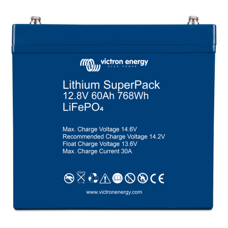 Batteria LiFePO4 12V 60Ah Victron SuperPack
