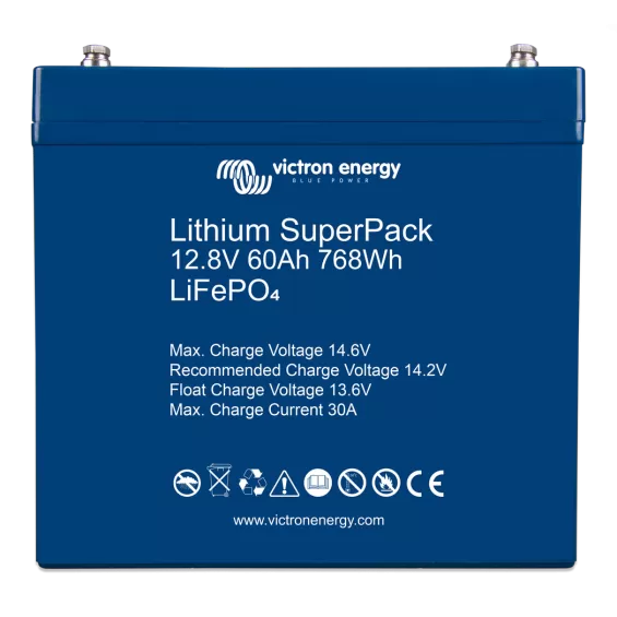 Batteria LiFePO4 12V 60Ah Victron SuperPack